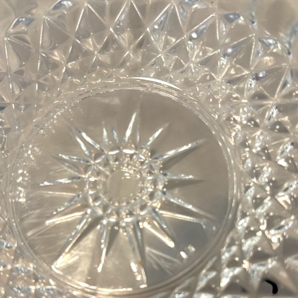 Set of Six Vintage Clear Glass Dessert Bowls - Picture 11 of 16
